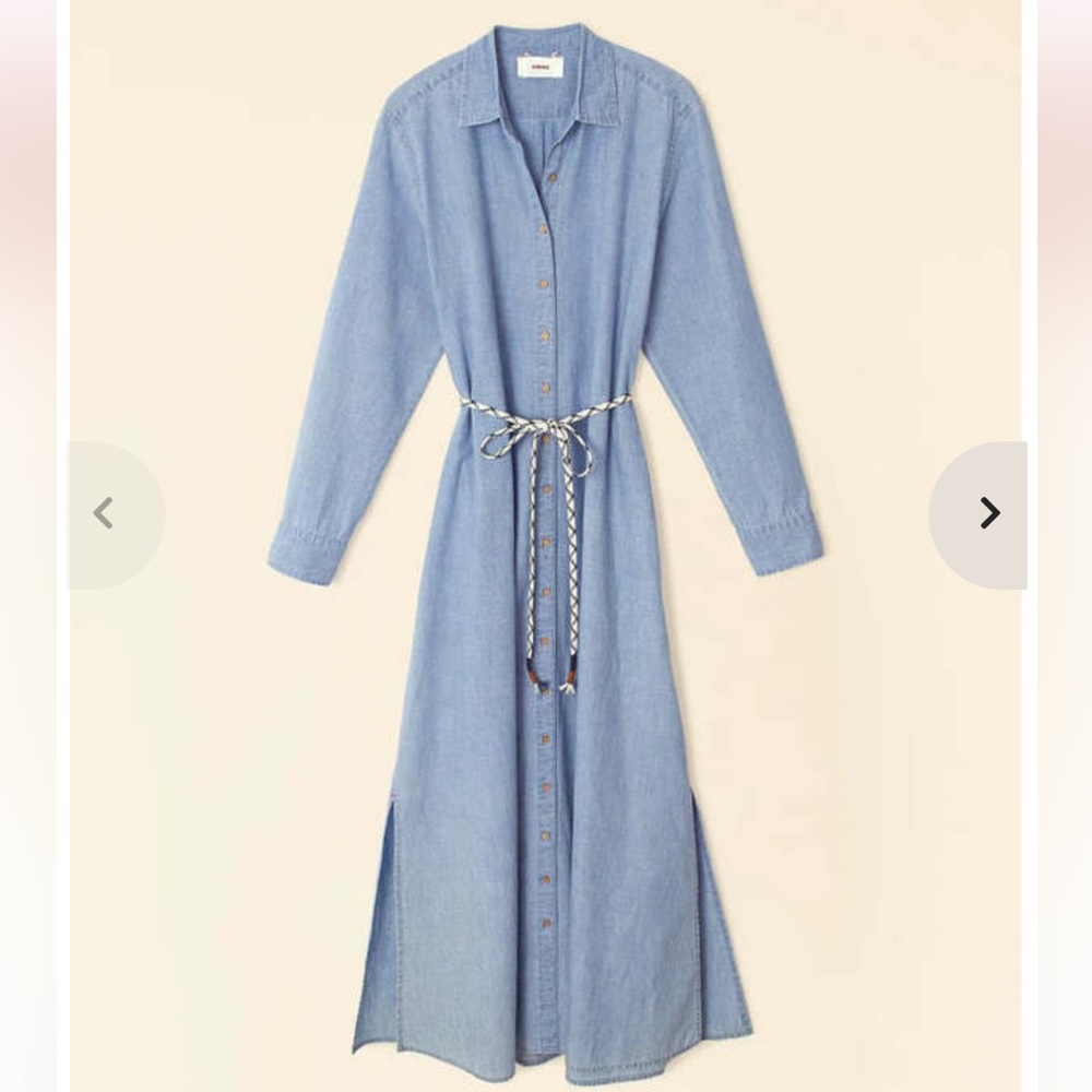 Xirena Bowen dress in dusty blue